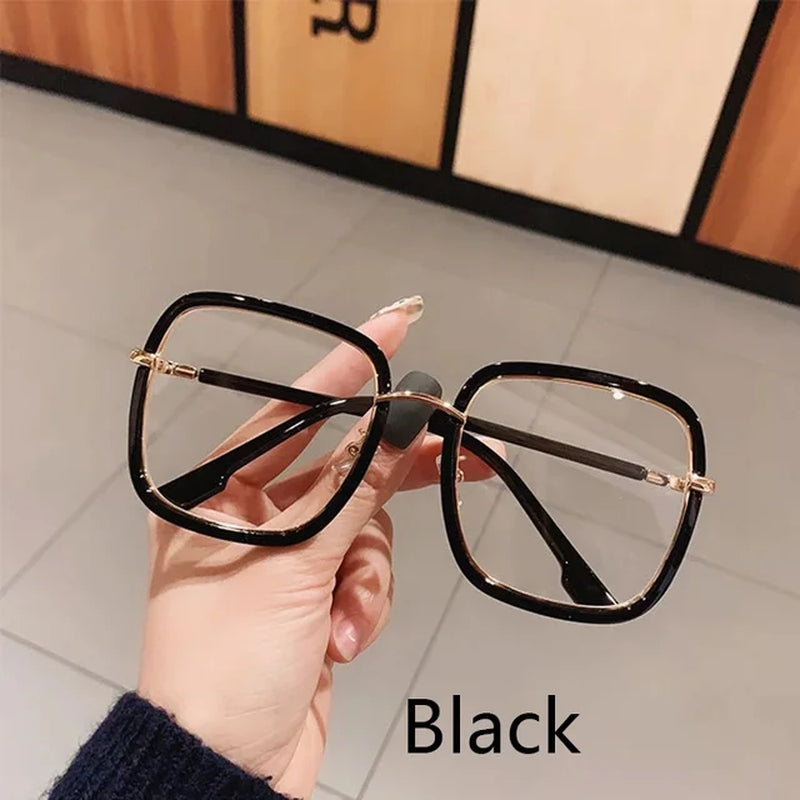 Anti Blue Light Glasses Women Vintage Computer Gafas Men Eyeglasses Optical Glass Plain Lunettes De Sol Frame Gaming Spectacles