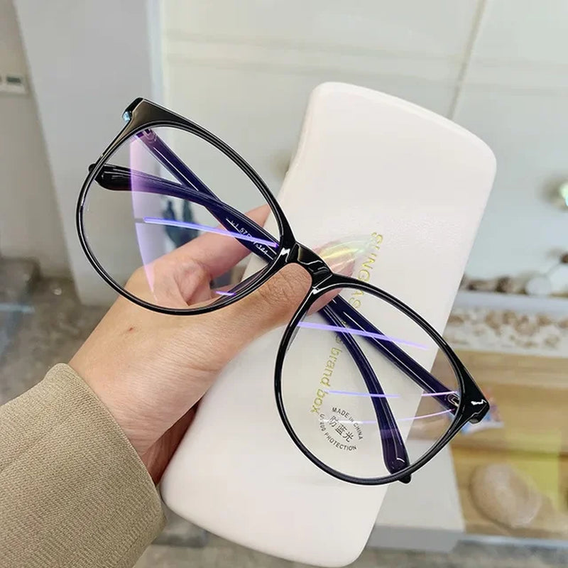 Transparent Computer Glasses for Women anti Blue Light Glasses for Men round Eyewear Reading Eyeglasses Optical Lunettes Oculos