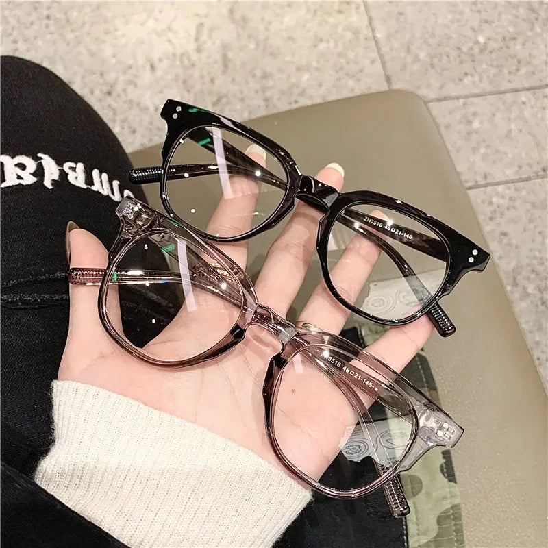 Transparent Optical Glasses for Women Blue Light Blocking Eyeglasses Men round Frame Reading Eyewear Computer Lunettes Frame