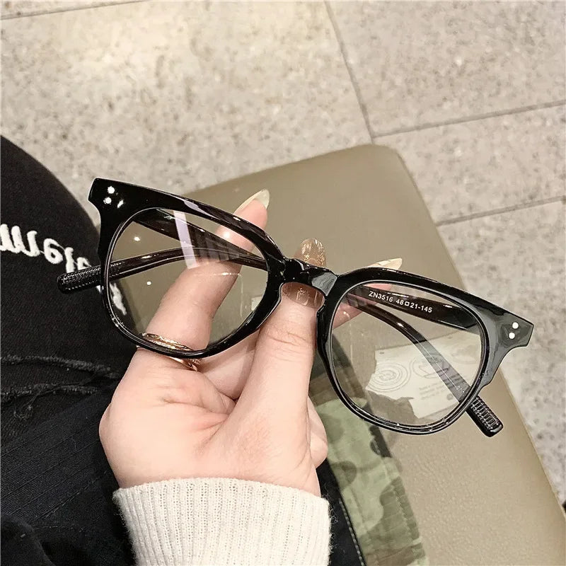 Transparent Optical Glasses for Women Blue Light Blocking Eyeglasses Men round Frame Reading Eyewear Computer Lunettes Frame