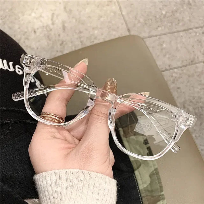 Transparent Optical Glasses for Women Blue Light Blocking Eyeglasses Men round Frame Reading Eyewear Computer Lunettes Frame