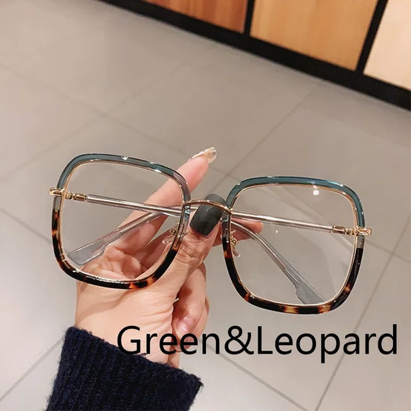 Anti Blue Light Glasses Women Vintage Computer Gafas Men Eyeglasses Optical Glass Plain Lunettes De Sol Frame Gaming Spectacles