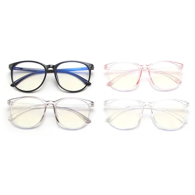 Transparent Computer Glasses for Women anti Blue Light Glasses for Men round Eyewear Reading Eyeglasses Optical Lunettes Oculos