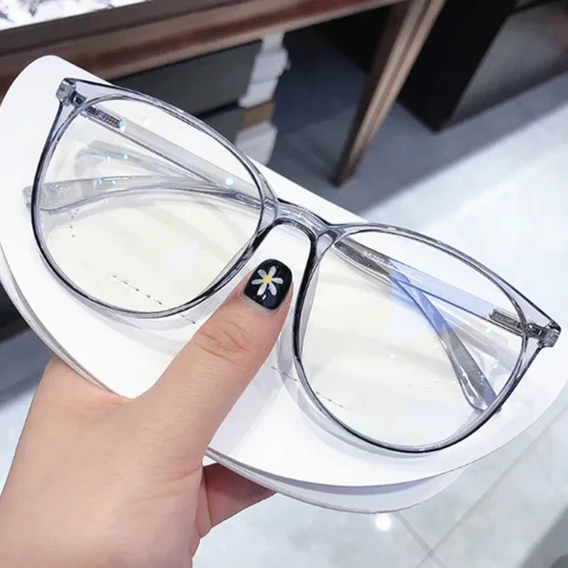 Transparent Computer Glasses for Women anti Blue Light Glasses for Men round Eyewear Reading Eyeglasses Optical Lunettes Oculos