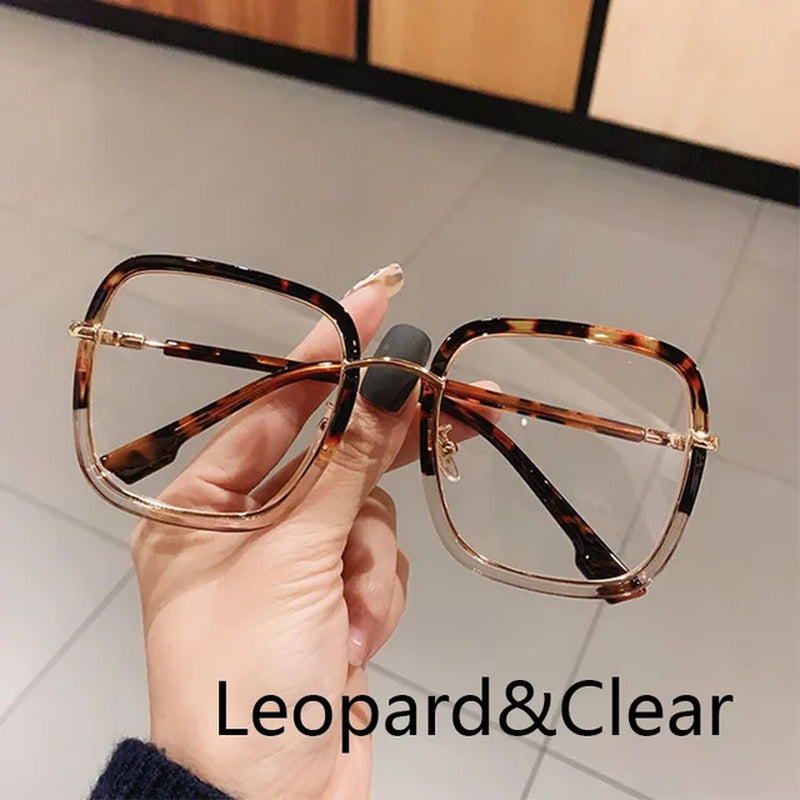 Anti Blue Light Glasses Women Vintage Computer Gafas Men Eyeglasses Optical Glass Plain Lunettes De Sol Frame Gaming Spectacles