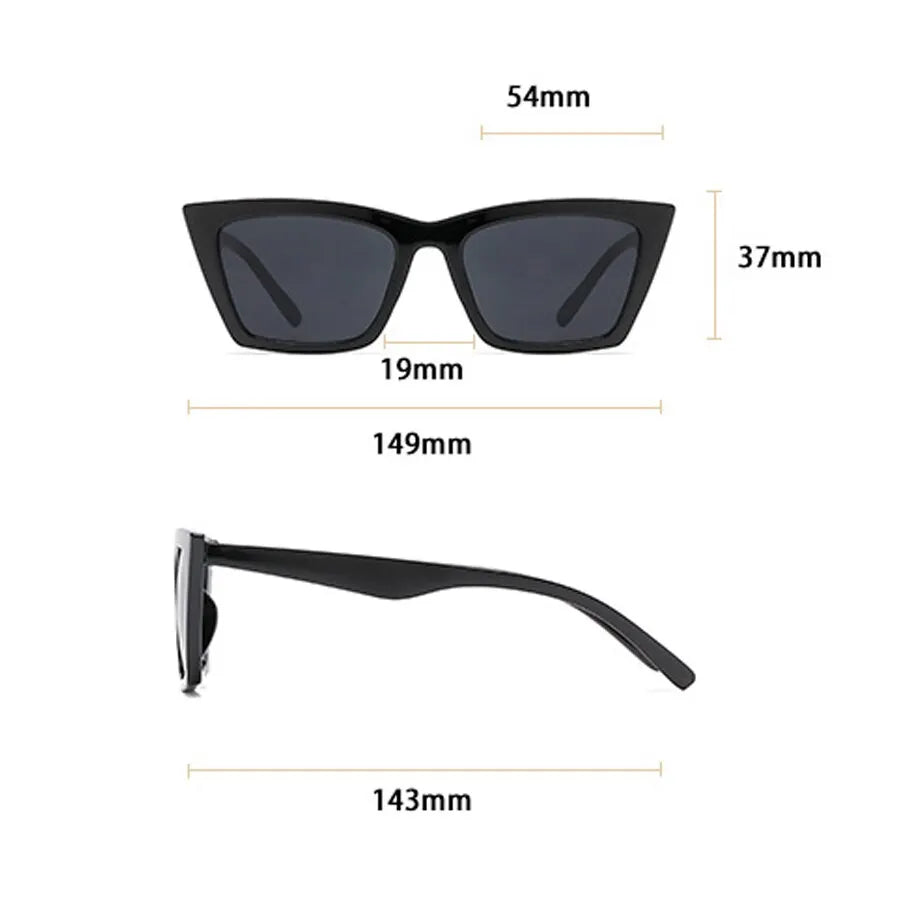 Vintage Square Sunglasses Women Designer Luxury Man Women Cat Eye Sun Glasses Classic UV400 Fashion Outdoor Oculos De Sol